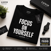 Focus On Yourself Oversized T-Shirt – Premium Quality Unisex Streetwear Tee