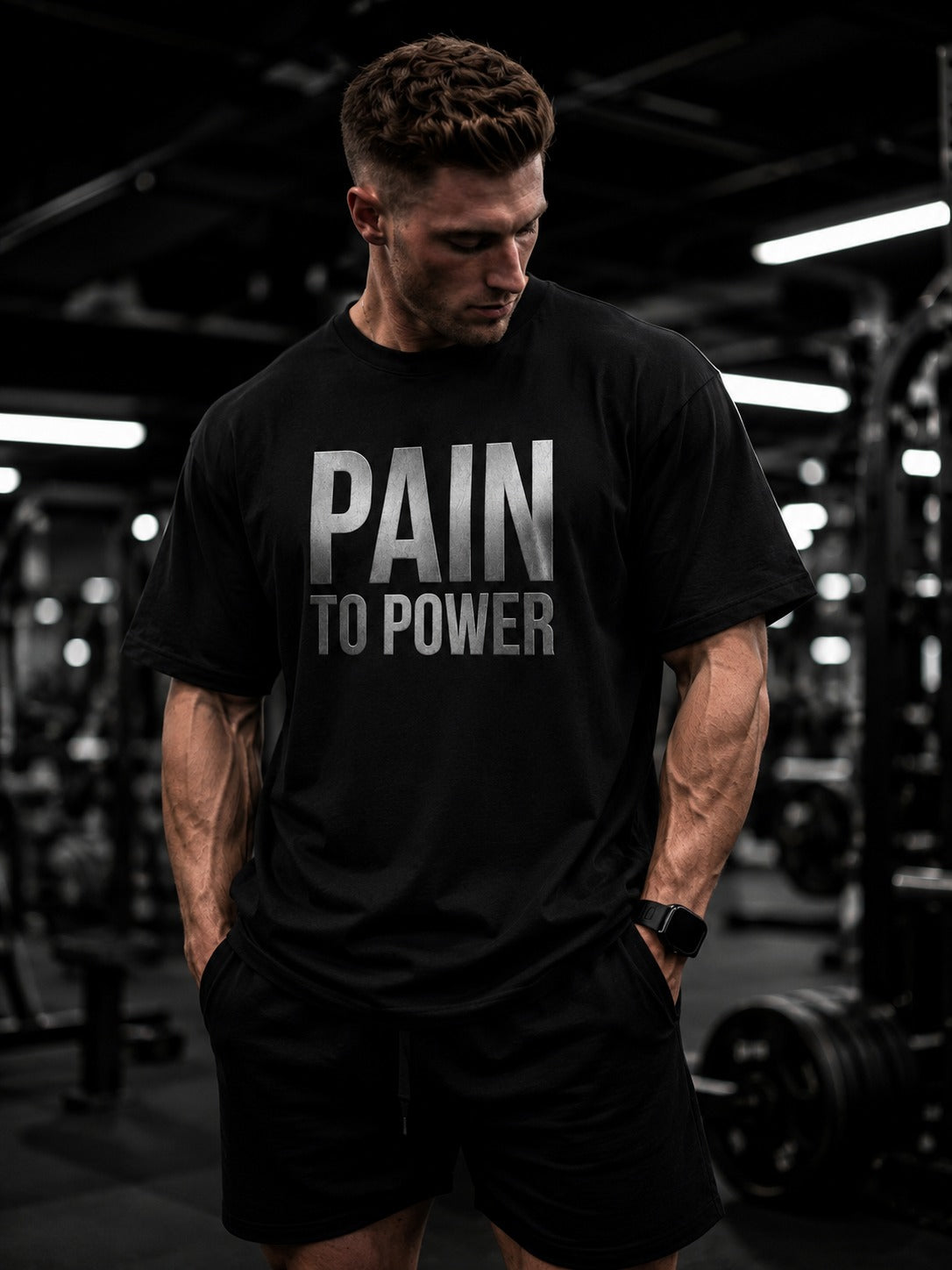 Pain To Power Premium Oversized T-Shirt For Men